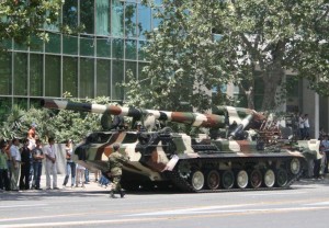 САУ «Пион», купленные в Беларуси и Украине – самые мощные в азербайджанской армии.
